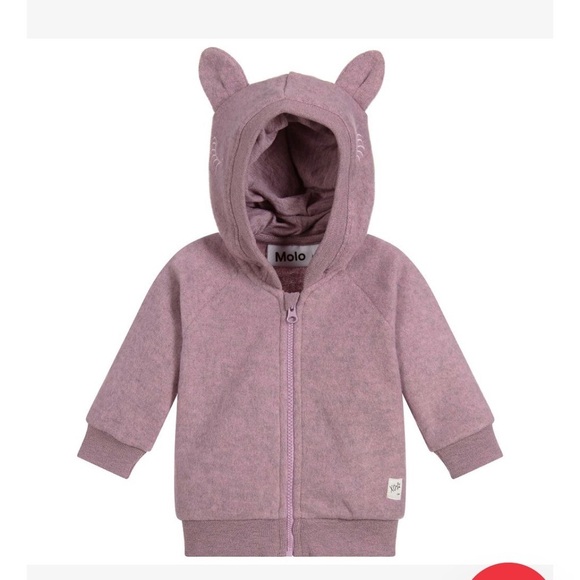 Molo Other - Kids Purple Hoodie with Ears by Molo. Unicorn? Size 62